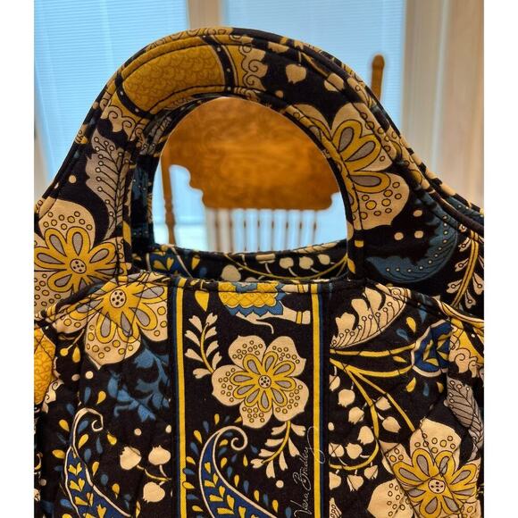 Vera Bradley Paisley Purse Satchel
Handbag Handheld Blue Yellow White - Picture 3 of 11